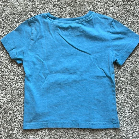 Mini Boden Blue Animal Print Short Sleeve Tee - Picture 3 of 3